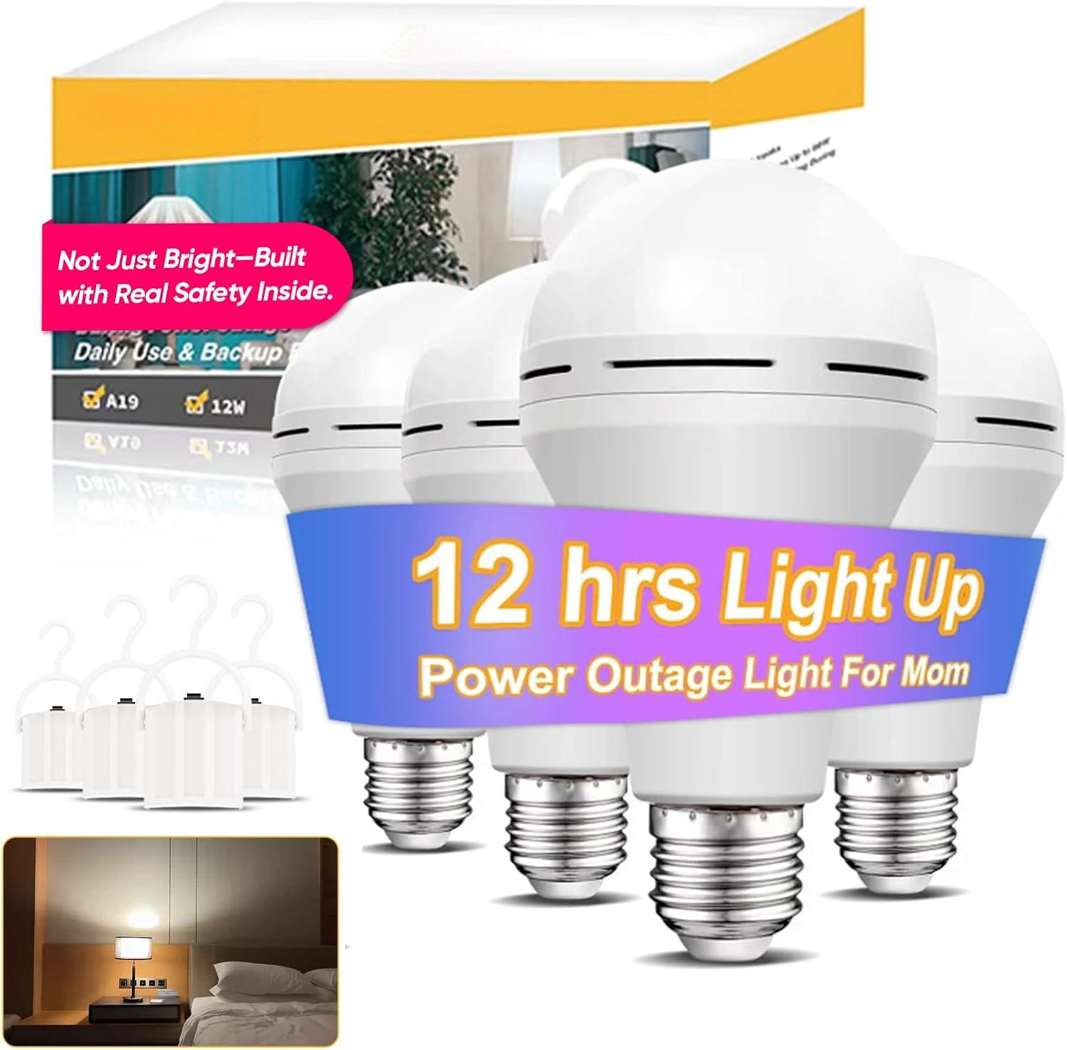 Power Outage Light - Ampoule LED rechargeable d'urgence, garde l'éclairage