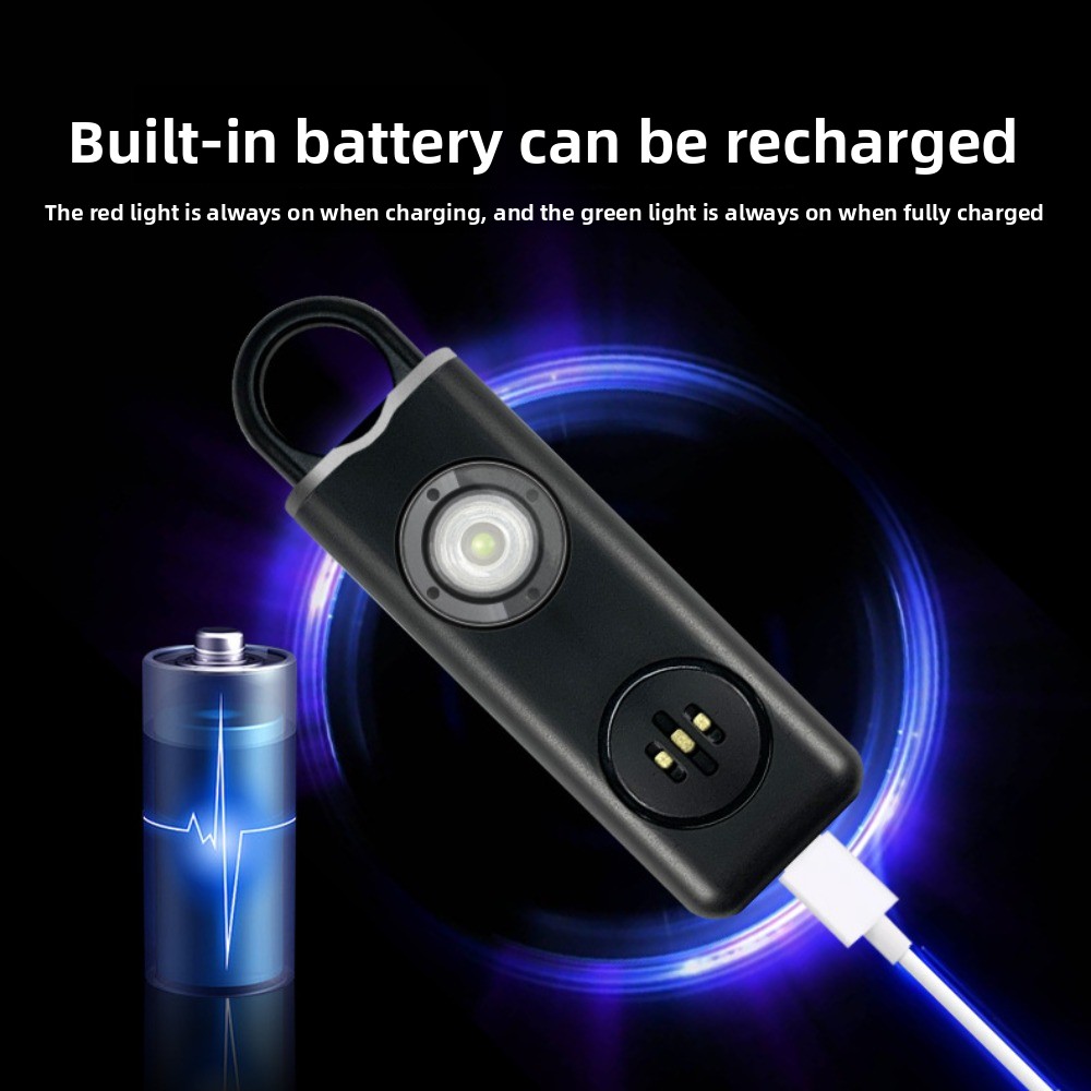 Personal Alarm Keychain - Alarme personnelle à son puissant et