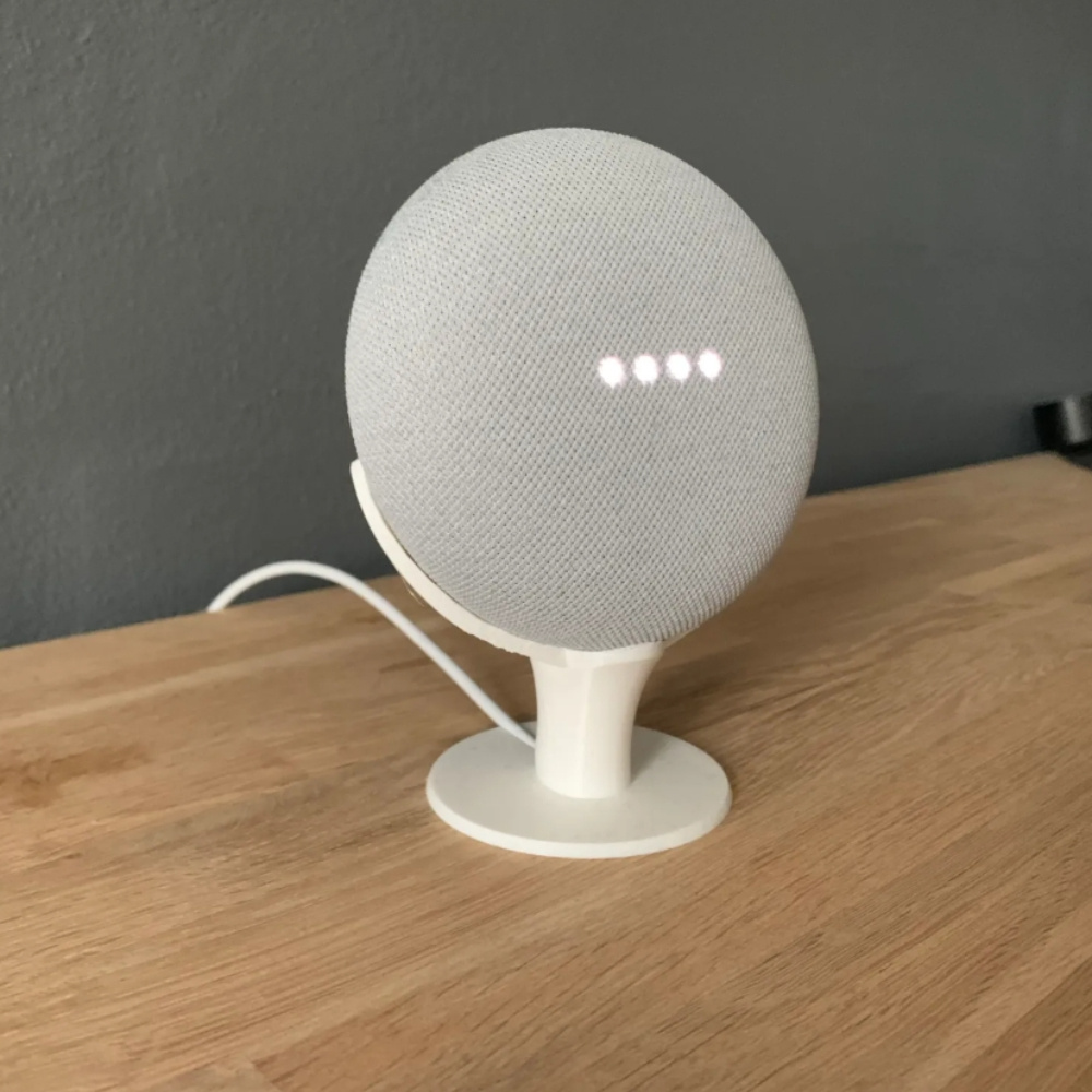 Google Speaker Nest Audio - Support de haut-parleur intelligent, housse de