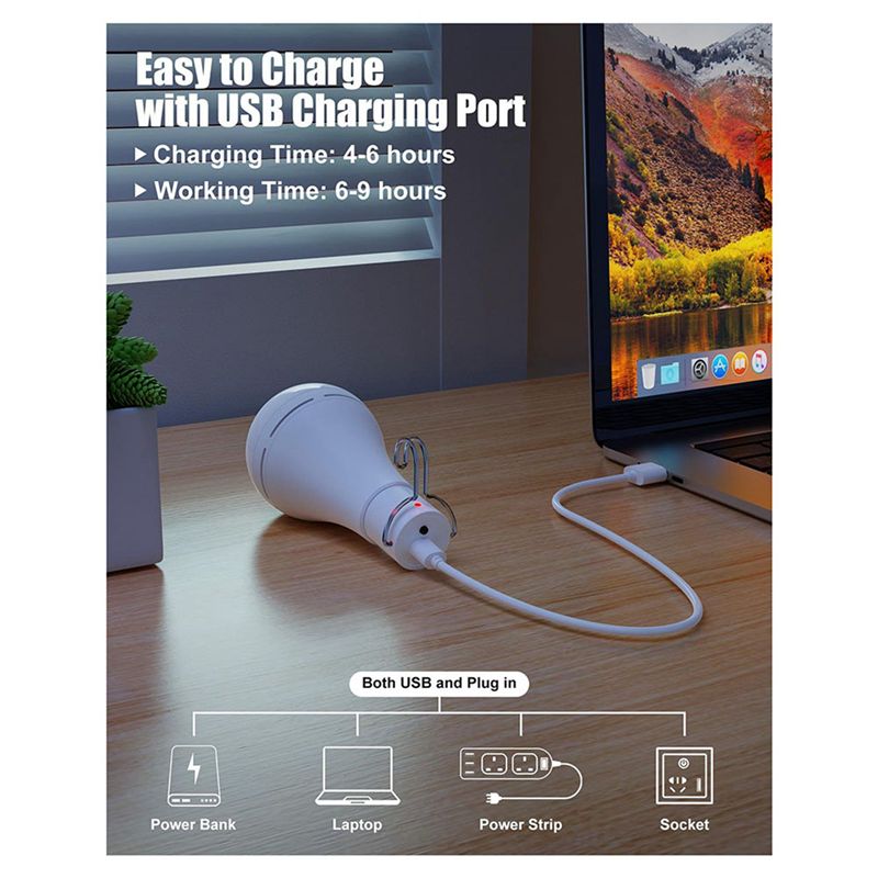 Ampoule rechargeable USB B03C  - Power Outage Light avis et prix