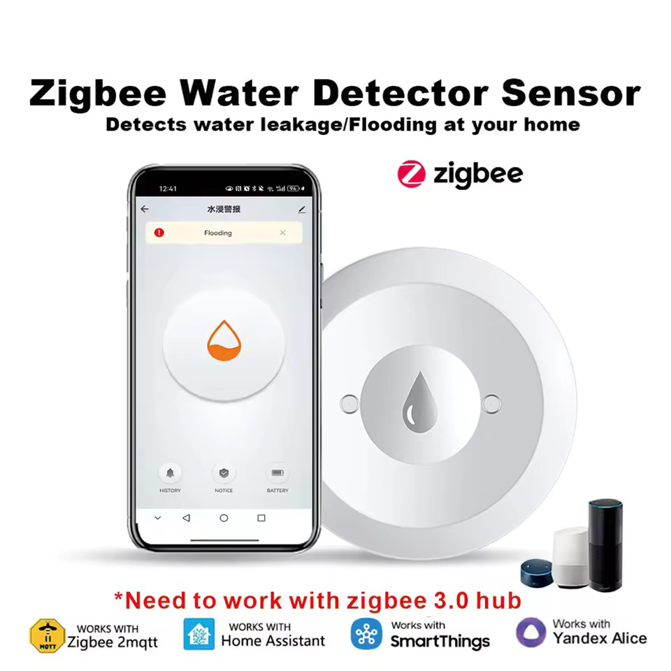 Compatible avec Tuya ZigBee 3. - Water Alarm Sensor avis et prix