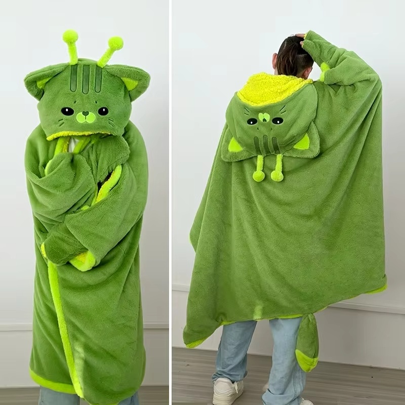Robe en peluche à capuche avec - Fire Blanket Kitchen avis et prix