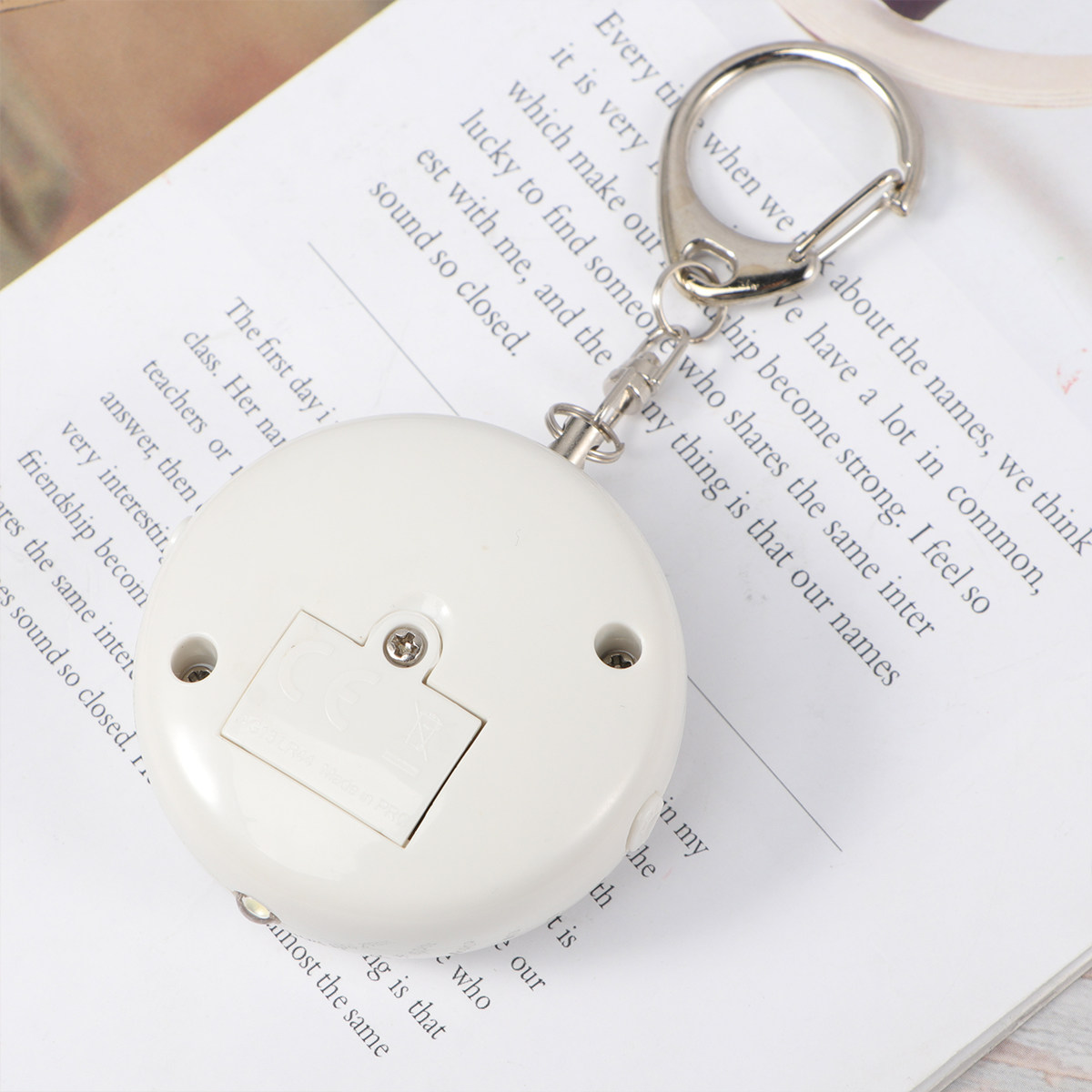 Alarme d'urgence ronde noire,  - Personal Alarm Keychain avis et prix