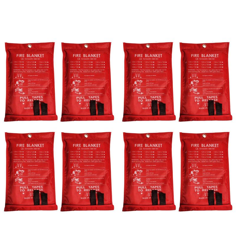 B48B-8PCS Couverture anti-feu  - Fire Blanket Kitchen avis et prix
